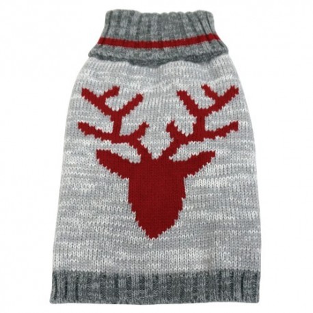 Heritage Sweater Cream/Red