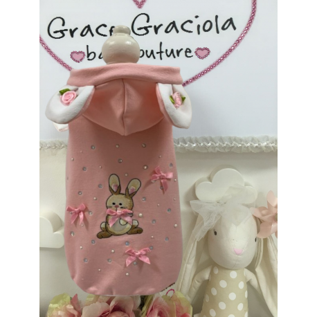 Roses Sparkling Bunny Sweatshirt