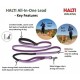HALTI Walking All-In-One Lead Purple - Guinzaglio