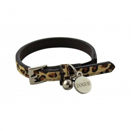 Dogue Collare Gatto Pony Hair Cat Collar Leopard